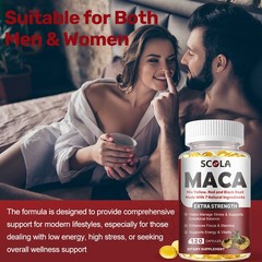 Maca root capsules Male Enhancement Boost Testosterone Sex Drive 120 capsules