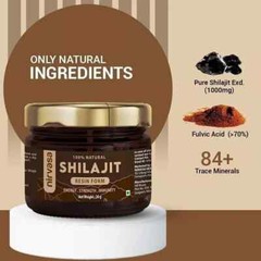Nirvasa Himalayan Shilajit, Soft Resin Organic Extremely Potent Fulvic Acid 2X