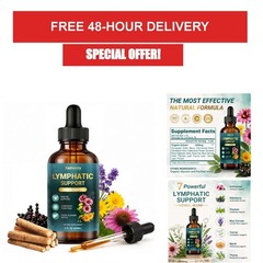 Lymphatic Drainage Drops – 11-in-1 Organic Herbal Blend 2 fl oz
