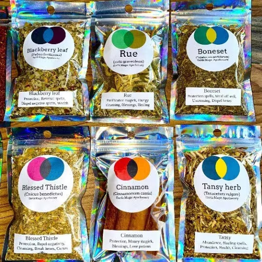 1/2oz Apothecary Bulk Herb Bags A – Z Organic Herbalism
