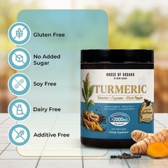 House Of Godard Turmeric Curcumin With BioPerine, 425 Tablet Balls