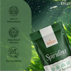 Ultra Premium Spirulina Powder | Blue Green Algae | High Protein | 100 g