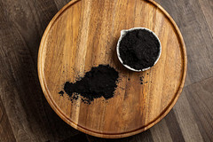 Carbon activado de coco 100 % Puro Natural en polvo 1.2 Oz carbón New ys