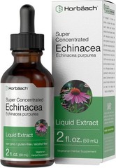 Horbaach Echinacea Drops Herb Tincture | 2 fl oz | Super Concentrated Root Extra