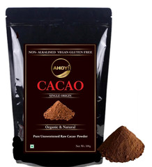 Raw Unsweetened Cacao Powder | Organic | Pack Of 2 | Gluten Free | 100 gm,
