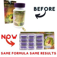 ALCACHOFA Capsulas Artichoke Diet Supplement GN+Vida 100% Original – 30 Caps