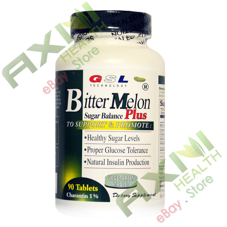 1 BOTTLEs GSL Bitter Melon Technology Sugar Balance Plus 90 Tablets (NEW)