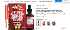 Organic Ceylon Cinnamon Berberine Liquid DropsSupplement with Bitter Melon Extra