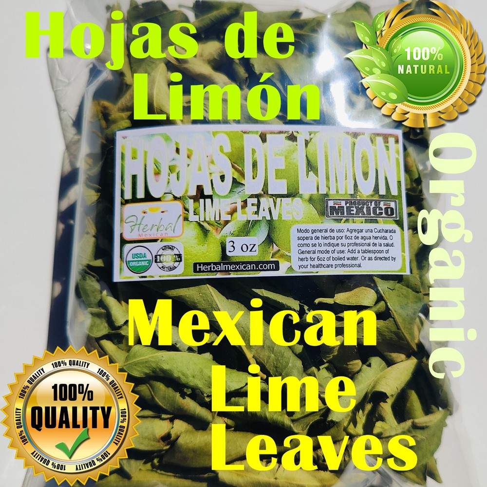Hojas de limon/Limón – Mexican lime leaves – Te hoja de limon 2oz