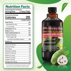 Organic Soursop Bitters 16 fl oz – Herbal Tonic for Digestive Health & Wellness