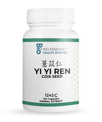 1242C Yi Yi Ren, Coix Seed (Raw), 100 Capsules/bottle, 2 Bottles