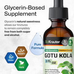 ® Сentella Asiatica (Gotu Kola)- Liquid Drops Gotu Kola Extract 685 Mg/Serving 2