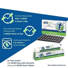 Charak Go365 Nutra Tablets – 90 Tabs | Joint & Cartilage Health Support p164