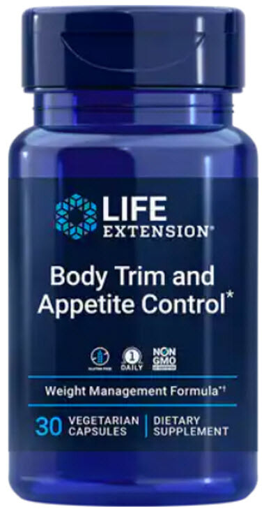 BODY TRIM and APPETITE CONTROL 30 capsule LIFE EXTENSION
