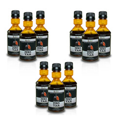 Hindrishi Ayurveda Zero Tar Syrup Regular Variant set of 9 Lungs Detox