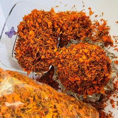 Ceylon 100% Organic Dried Marigold Flowers Petals|Calendula Flower |Herba Teal
