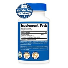 Extracto de Ajo Negro Añejo 2000 mg | 60 Cápsulas | 60 Porciones