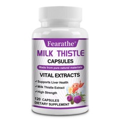 MILK THISTLE CAPSULES-Supports Liver Health Milk Thistle Extract,Detox