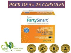 PartySmart (25 Capsules) quick relief from headache, nausea & vomiting Free Ship