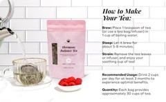 Herbal Tea for Hormone Balance – Natural Menstrual Cycle Support, Spearmint