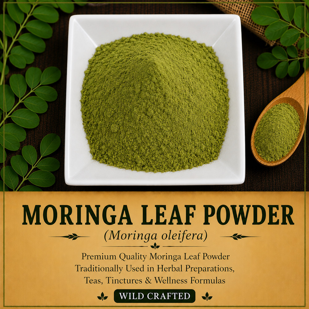 Moringa Leaf Powder Wild Crafted Moringa oleifera Premium Herbal Tea | USA |