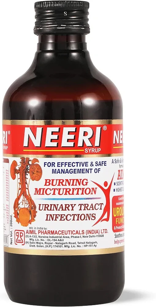 Neeri Syrup for Kidney Health – 200ml | Ayurvedic Urinary Health Tonic | Pack of