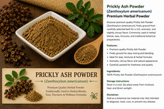 Prickly Ash Bark Powder (Zanthoxylum americanum) Premium Herbal Bark Powder
