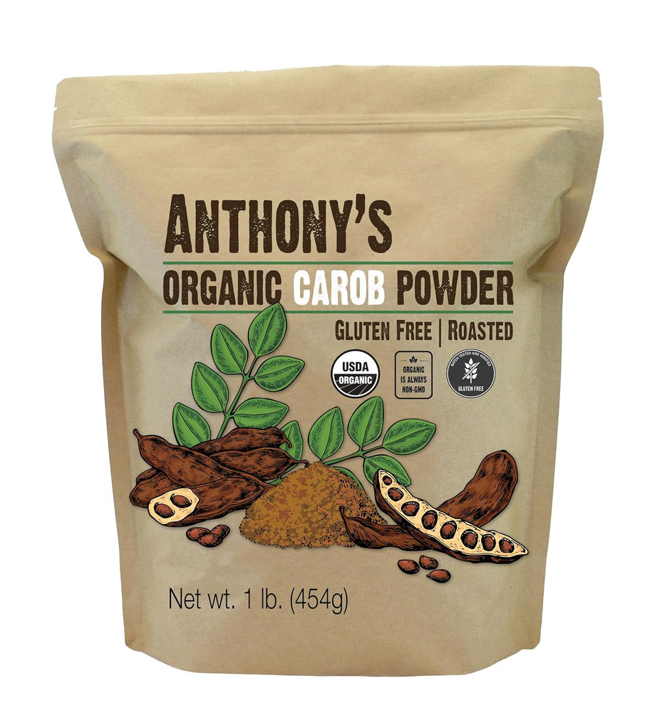 Anthony’S Organic Carob Powder, 1 Lb, Gluten Free, Non GMO, Cocoa Powder Alterna
