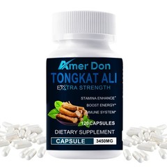 120 Capsules 3450MG Tongkat Al LONGJACK GRADE A STRONGEST ROOT EXTRACT 200:1