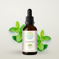 HerbEra Spearmint Alcohol-FREE Tincture Organic (Mentha spicata)