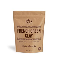 MB Herbals French Green Clay Powder 100g