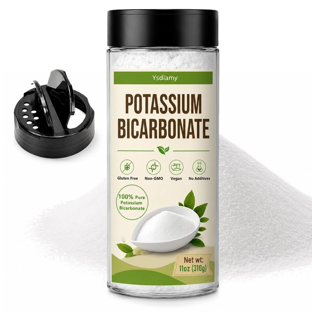 Potassium Bicarbonate 11Oz – 100% Pure Potassium Bicarbonate Powder for Cakes, P
