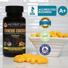 Turmeric Curcumin with BioPerine 1000mg Herbal Supplement 60 Count Vegan Glut…