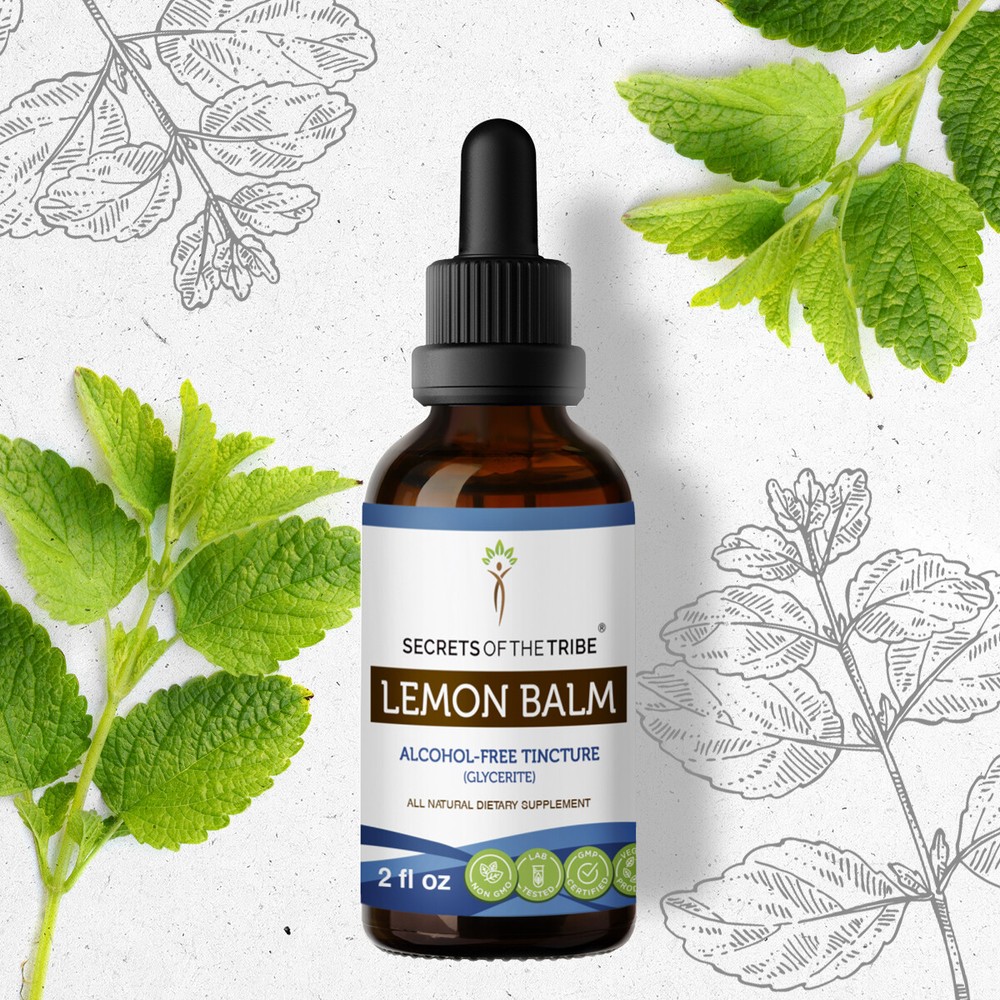 Secrets Of The Tribe Lemon Balm Tincture Alcohol-FREE
