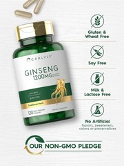 Carlyle Ginseng Extract Supplement | 120 Capsules | 120 Count (Pack of 1)