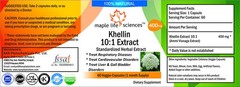 Khellin Extract 10:1 Capsules Ammi Visnaga Extract High Quality No Fillers