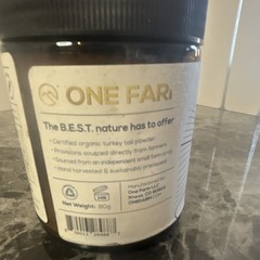 One Farm Turkey Tail Powder Organic Single Estate 80g