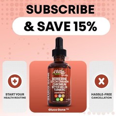 Organic Ceylon Cinnamon Berberine Liquid DropsSupplement with Bitter Melon Extra