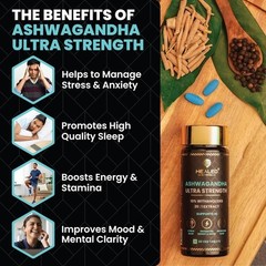 Healeo Nutrition Ashwagandha Ultra Strength Tablets, 30 Tablets K742