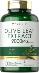 Olive Leaf Extract Capsules | 9000Mg | 100 Count | Non-Gmo, Gluten Free | High P