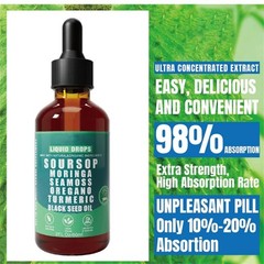 Vyxion Soursop Bitters Liquid Drops – Immunity, Liver, Gut & Antioxidant