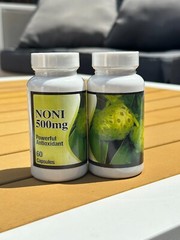 2 Noni 500MG Fruit Extract 60 Capsules Powerful Antioxidant Energy Boost Pills