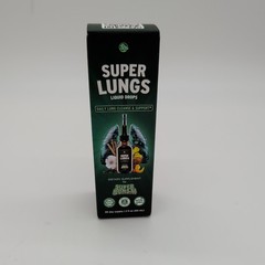 Super Lungs Mullein Drops – Herbal Lung Support Tincture with Mullein Leaf Ex…