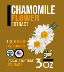 Chamomile Extract -Sleep Rest Calm Support – Chamomile Tincture – DLX – USA