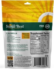Sunlit Best USDA Organic Premium Chlorella Tablets 500 Tabs | 100% Pure Chlorell