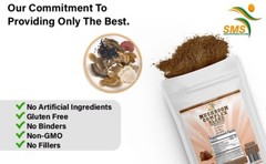 Mushroom Complex Powder Premium Formula 50% Polysaccharides Bioperine 100G