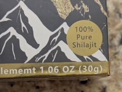 Mountain Elixir Pure Himalayan Shilajit Resin 1.06 oz exp: 11/2026
