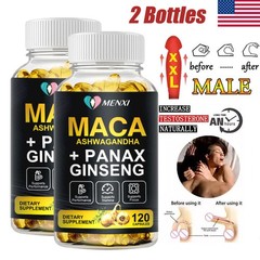 Organic Maca Root 240 Capsules 10000mg,Peruvian Maca Extract for Men & Women
