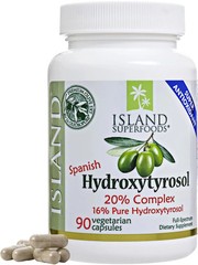 Island Nutrition 20% Hydroxytyrosol Complex™ Olive Fruit Extract – Super Stre…