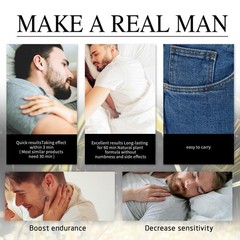 Premium Men’s Delay Spray – Fast-Actinsideg, No Numbing, botanical Ingredients